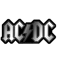 AC/DC - SILVER LOGO