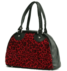 BAGS - LEOPARD RED